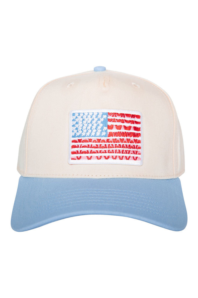 American Flag Vintage Style Hat