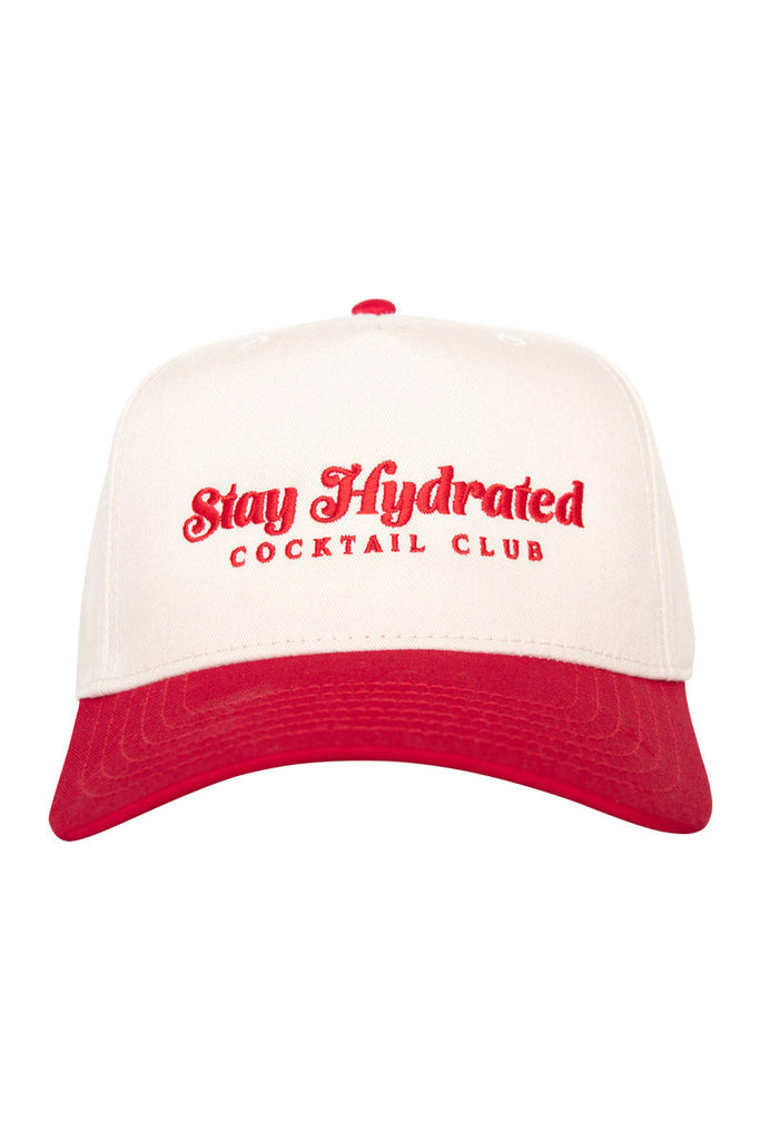 Stay Hydrated Cocktail Club Two-Toned Vintage Hat