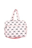 Black & Pink Mini Bows Duffel Weekender w/ Pass-Thru Slip