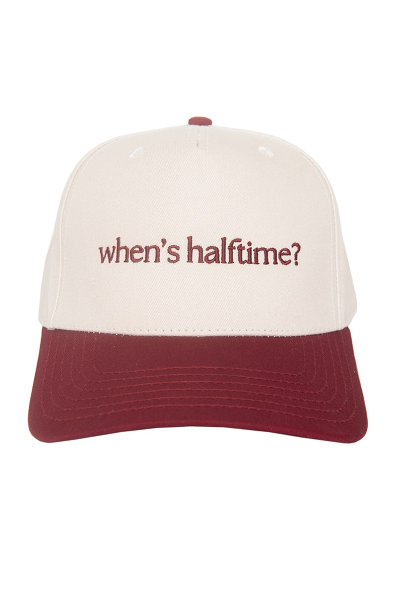 When's Halftime? Two-Toned Vintage Hat