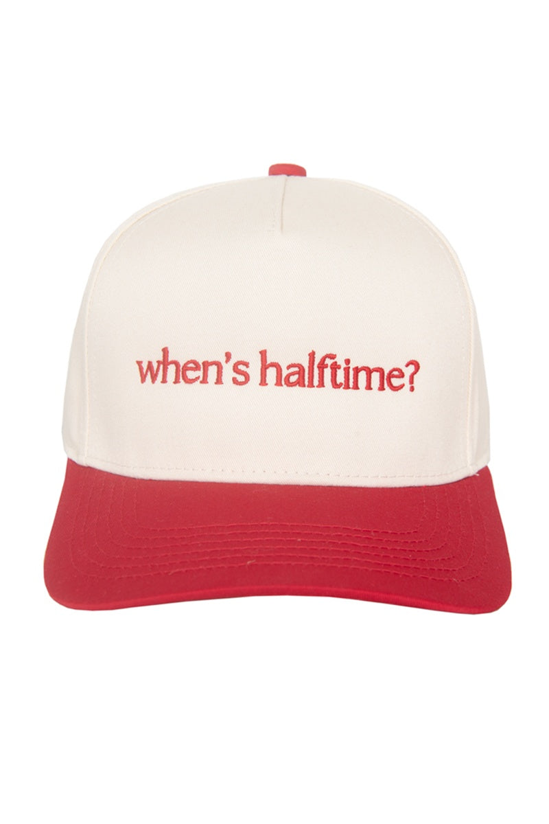When's Halftime? Two-Toned Vintage Hat