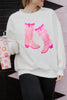 Kicking Boots Western Sweatshirt