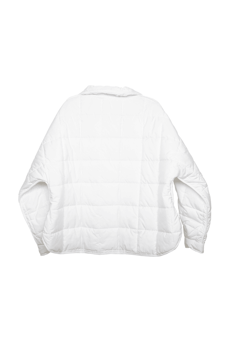 White Puffer Pullover Jacket