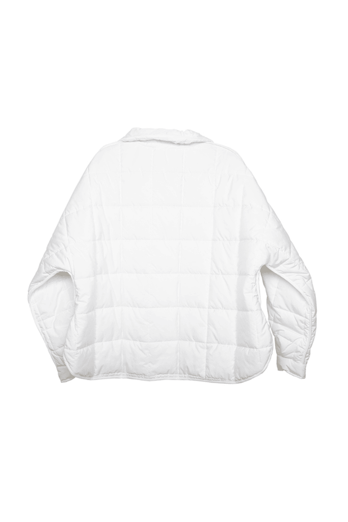 White Puffer Pullover Jacket