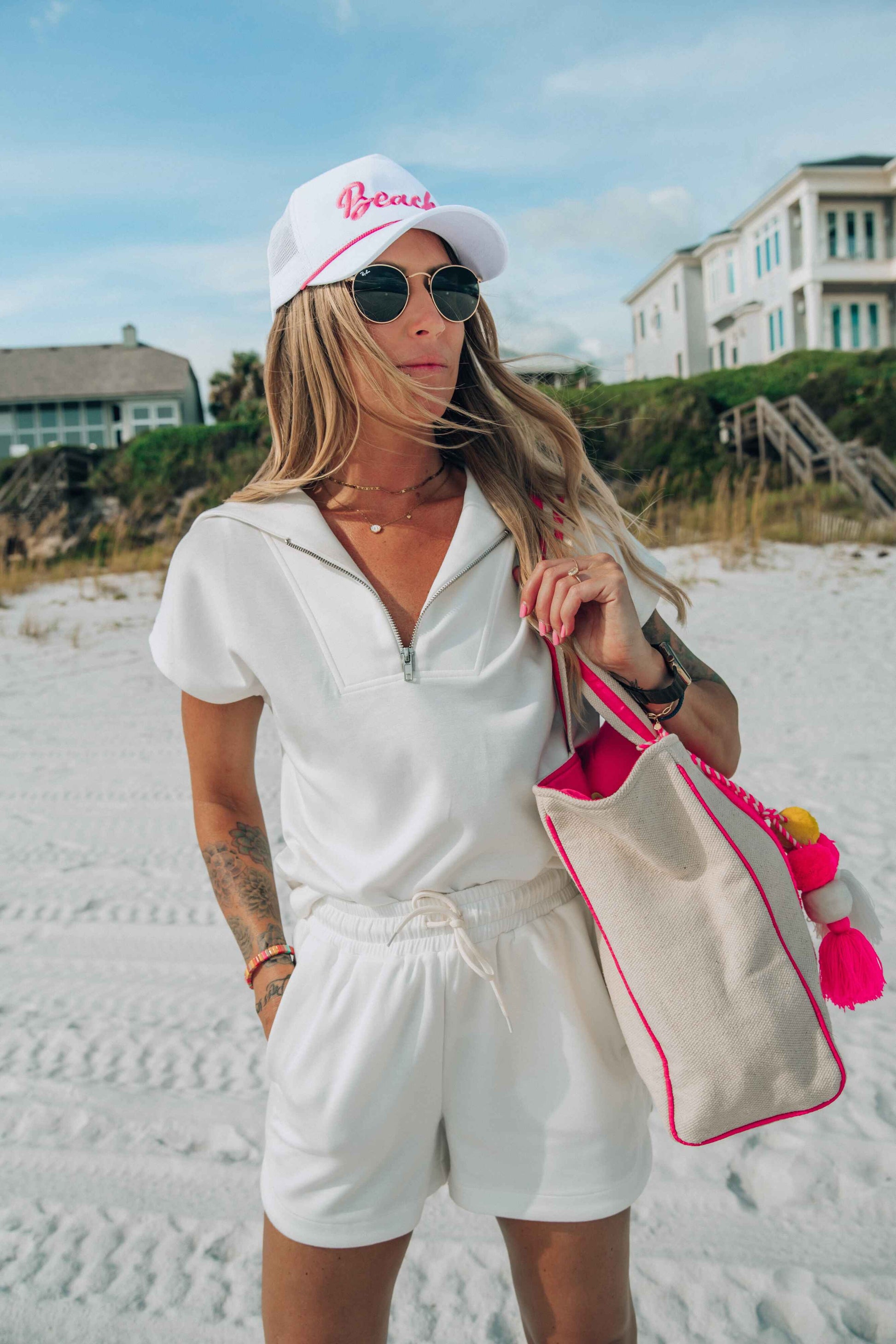 White Two Piece Scuba Set