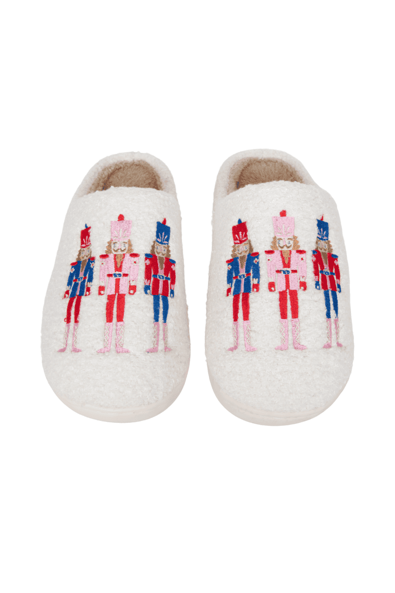 Nutcrackers Holiday Slippers Women