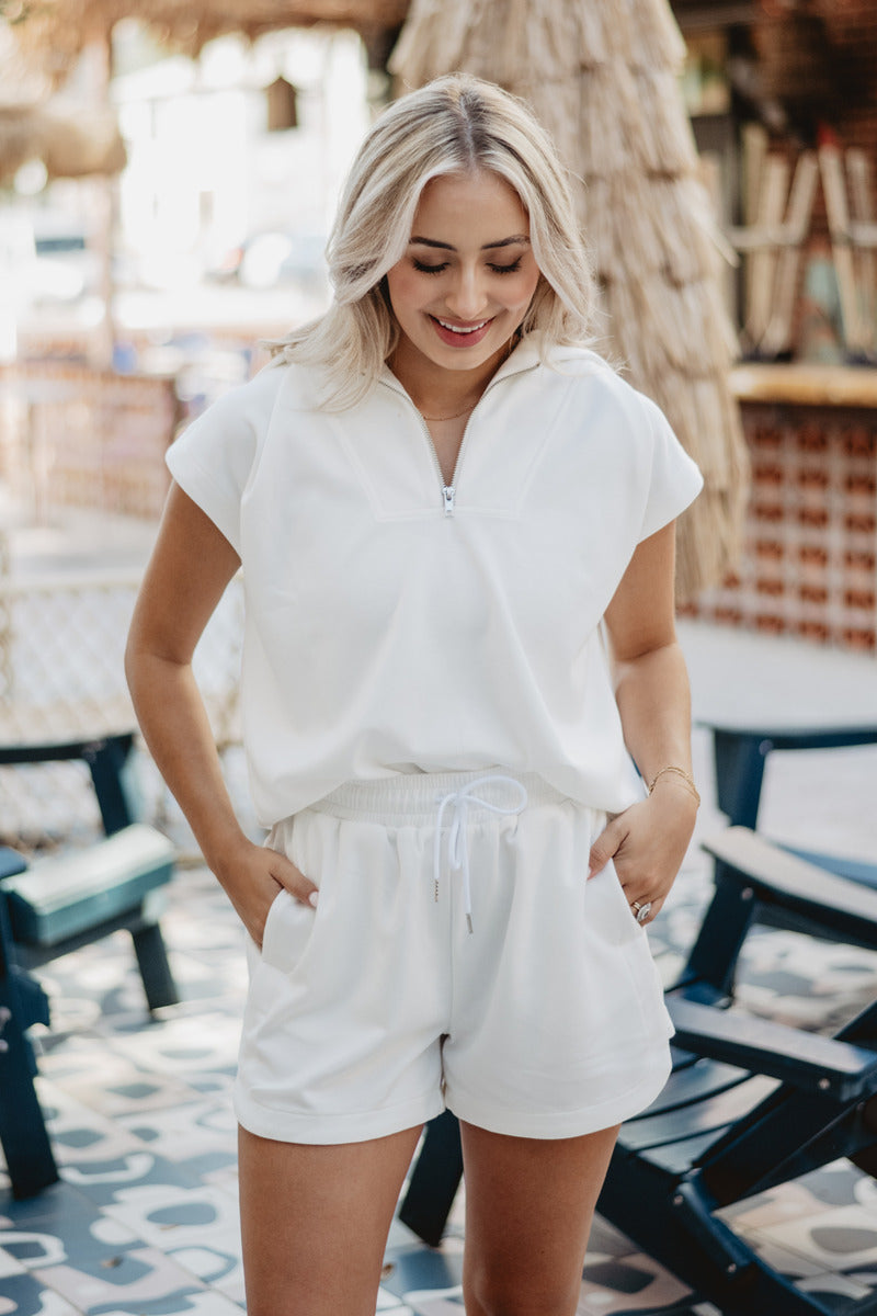 White Two Piece Scuba Set