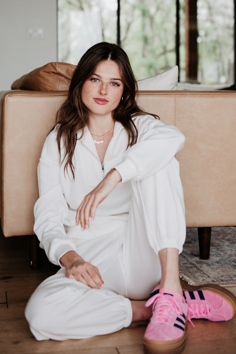White 2 Piece Pant Set | Matching Women's Set | Katydid