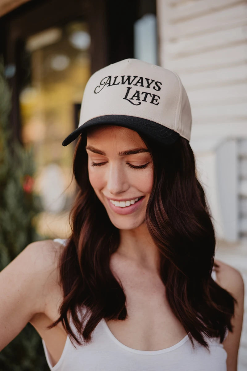 Always Late Vintage Trucker Hats for Women - Katydid.com