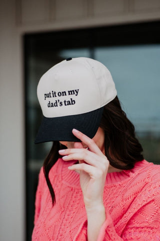 Light Blue Checkered Happy Face Vintage Hat