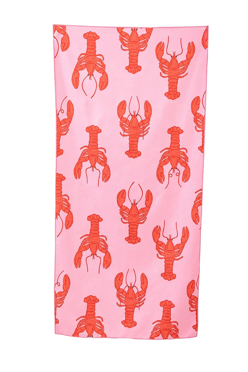 Lobster Reversible Quick Dry Towel - Katydid.com