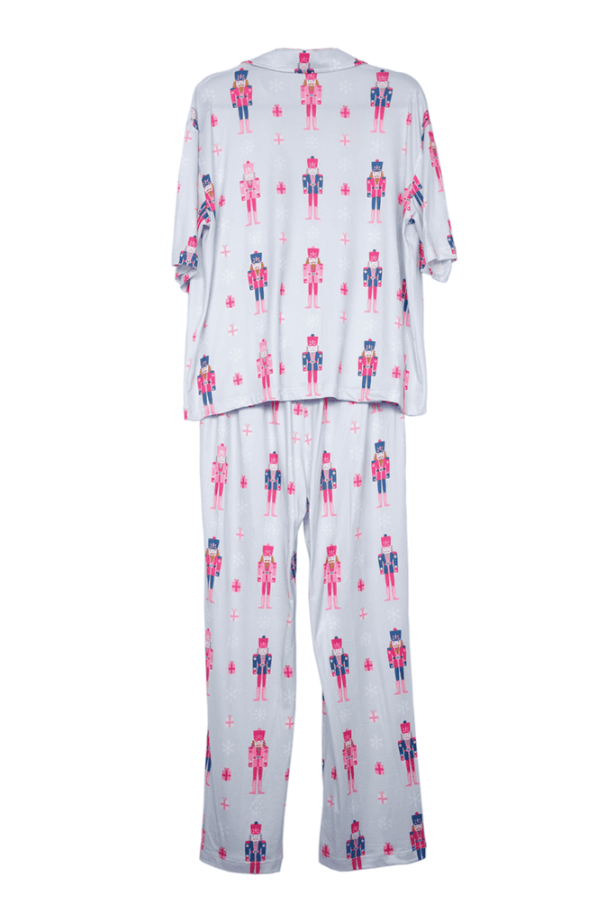 Nutcrackers Christmas Blue Matching Holiday PJs