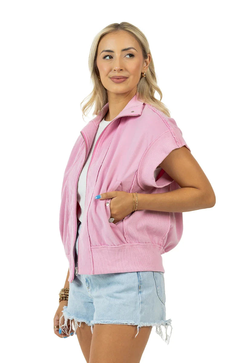 Pink Utility Vest for Women - Katydid.com