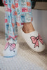 Light Pink Bow Slippers