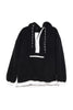 Black Sherpa Pullover Hoodie