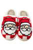 Santa Red Checkered Cozy Slippers