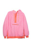 Pink Two-Toned Fleece Pullover Women - Katydid.com