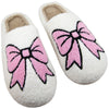 Light Pink Bow Slippers
