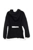 Black Sherpa Pullover Hoodie