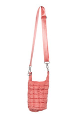 Coral Quilted Water Bottle Holder