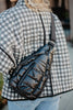 Black Metallic Sling Bag Women