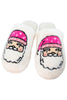 Pink Santa Face Best Women's Slippers