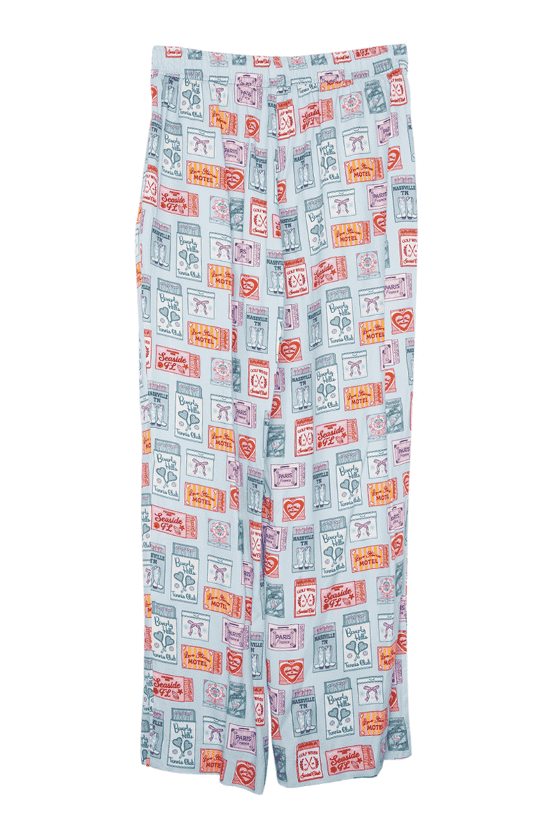 Traveling Matchbook Boxer Pants