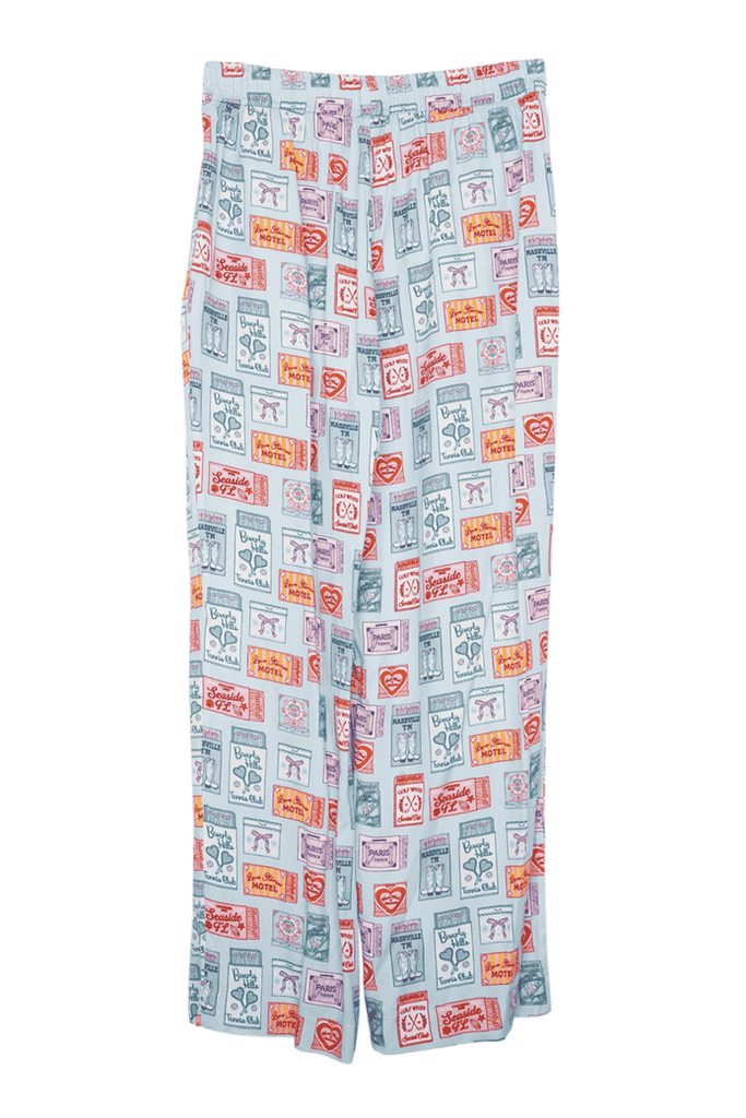 Traveling Matchbook Boxer Pants