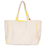 Softball Oversized Happy Face Canvas Tote Bag