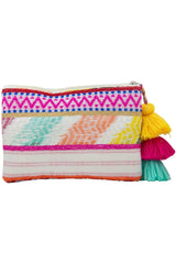 Colorful Mixed Embroidery Pocket Book Purse