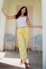 Yellow Women's Lightweight Joggers - Katydid.com