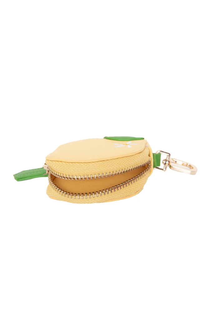 Zesty Lemon Coin Purse Keychain - Katydid.com