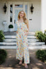 Italian Summer Linen Two-Piece Pant Set (Yellow) - Katydid.com