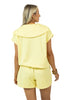 Half Zip Scuba Set Yellow - Katydid.com