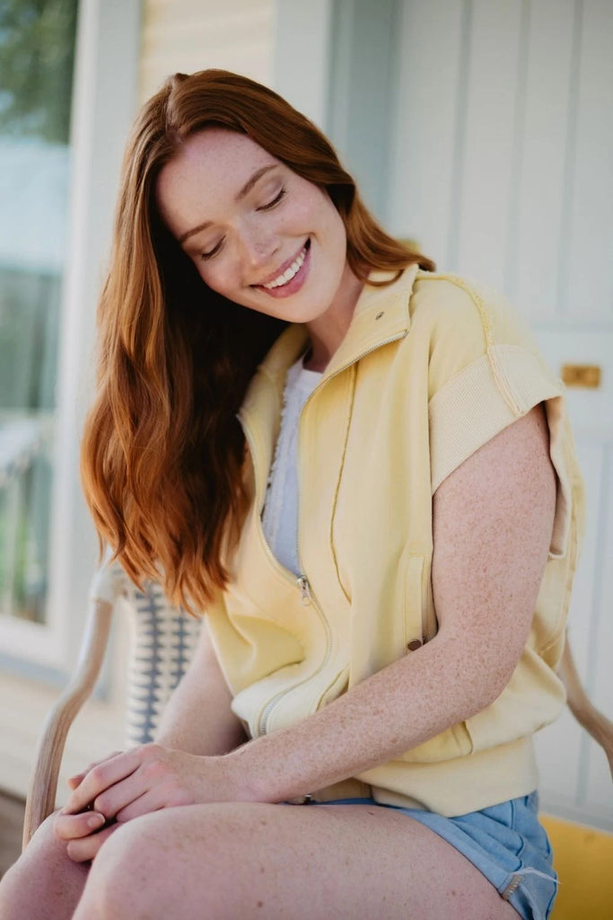 Yellow Women's Lightweight Vest