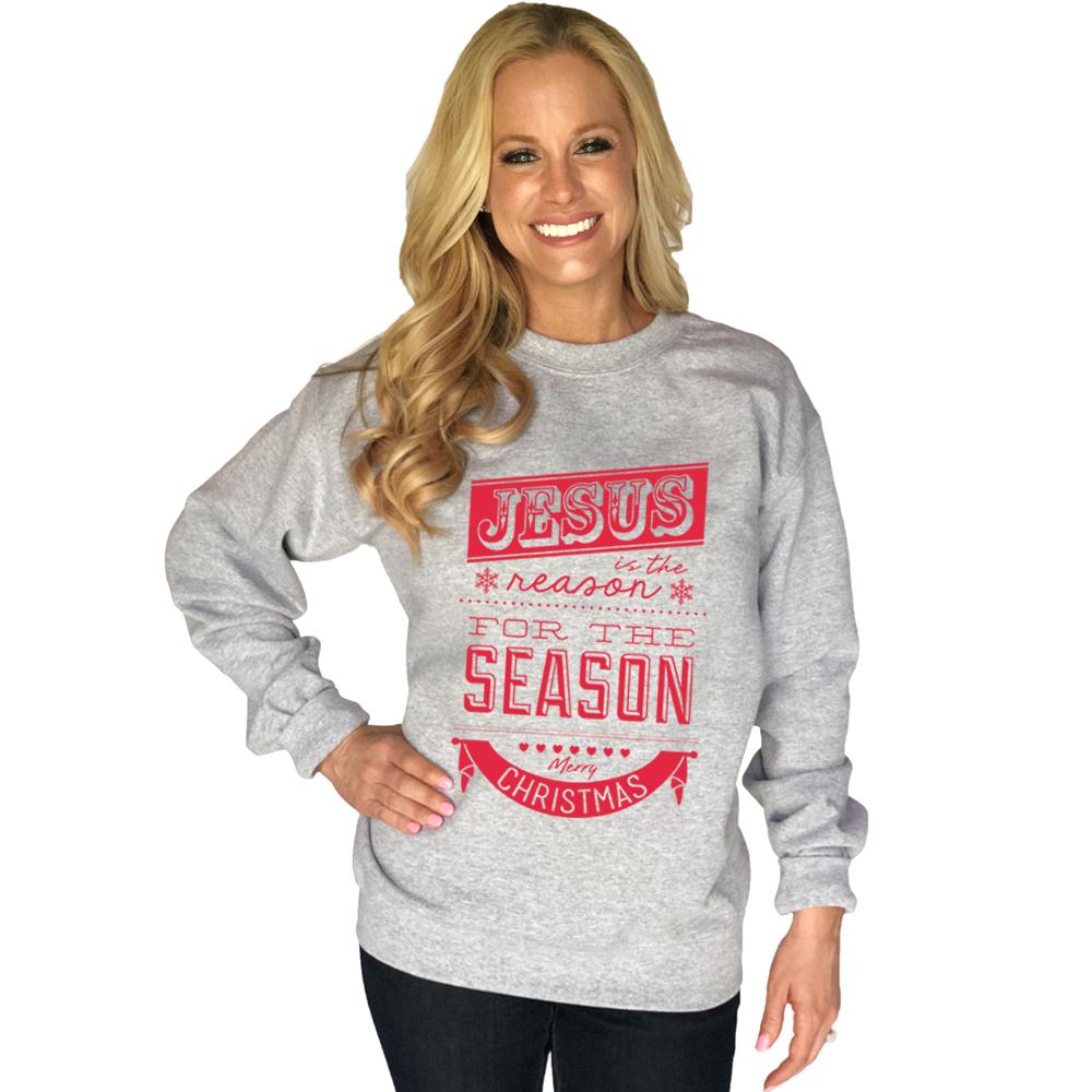 Katydid Jesus Is The Reason For The Season Women's Sweatshirt - Katydid.com