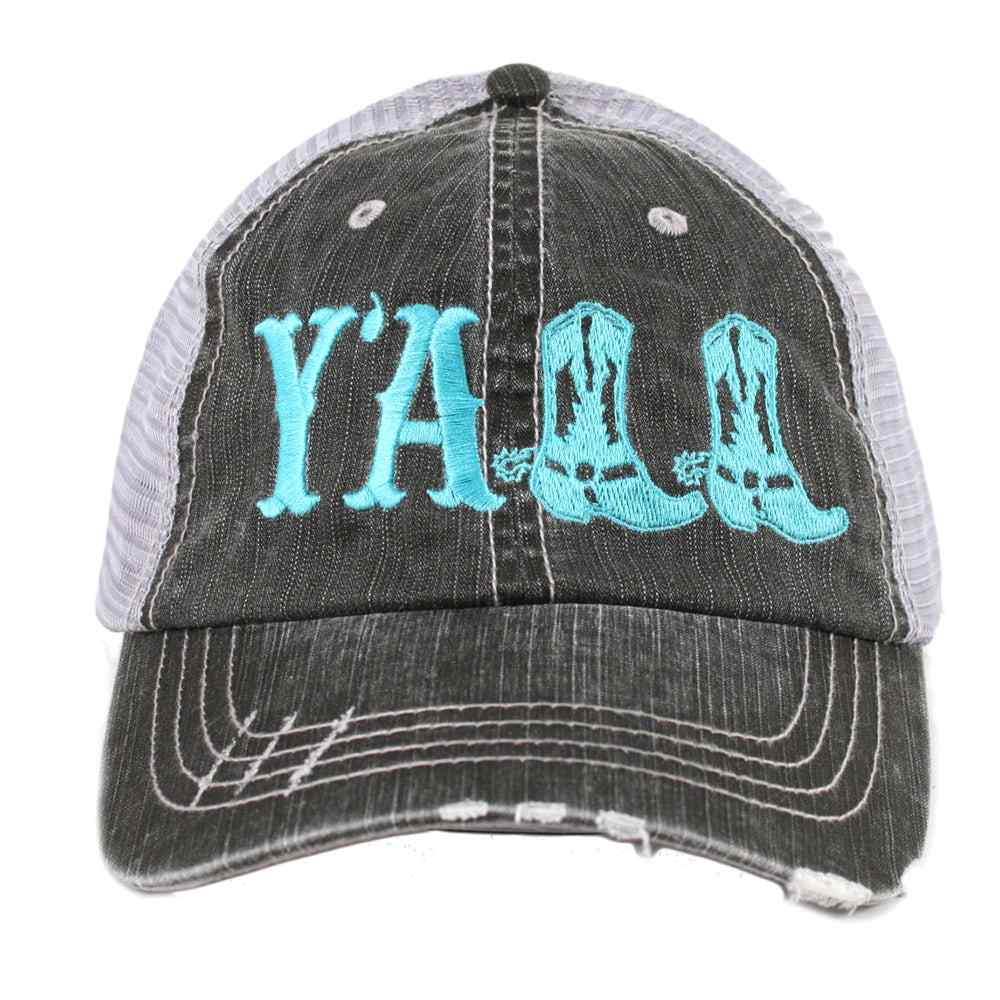 Yall Western Trucker Hat Trendy Western Phrase Trucker Cap