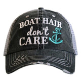 Boat Hair Don't Care Women's Trucker Hat - Katydid.com