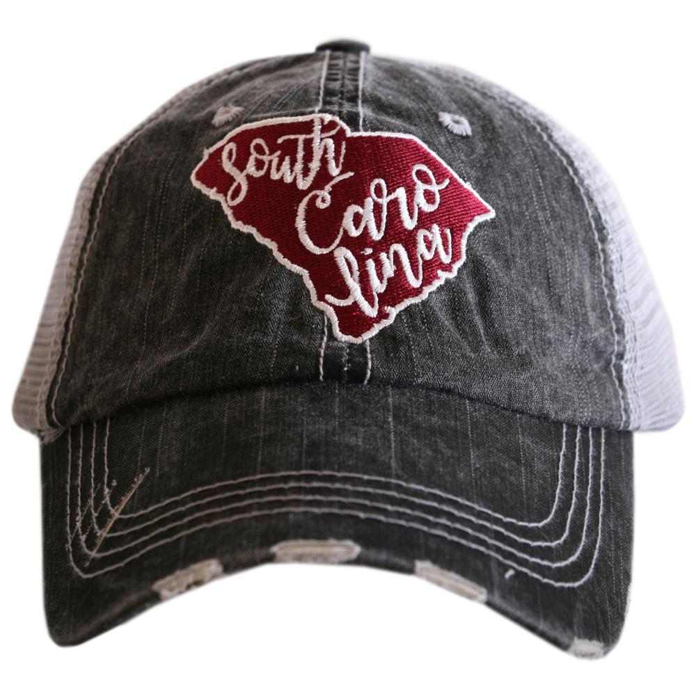 South Carolina State Patch Trucker Hat - Katydid.com