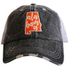 Alabama State Patch Trucker Hat