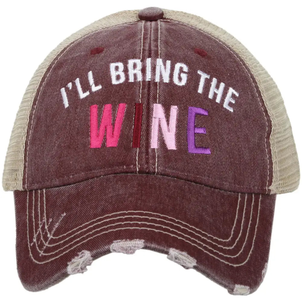 I’ll Bring The Wine Trucker Hats
