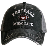FOOTBALL MOM LIFE TRUCKER HATS