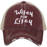 WIFEY FOR LIFEY WOMEN'S TRUCKER HATS