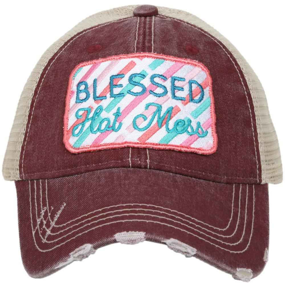 Blessed Hot Mess Women's Trucker Hats