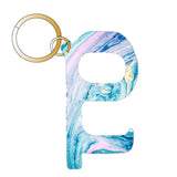 Blue Marble Hands Free Key Chain