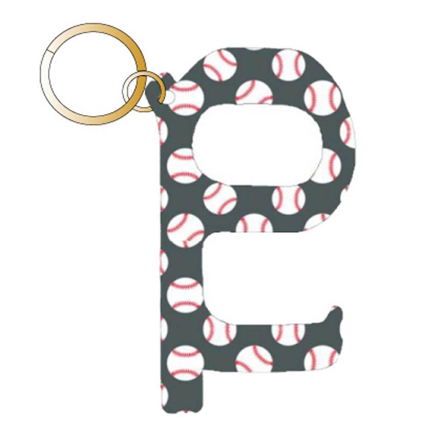 Baseball Hands Free Key Chain