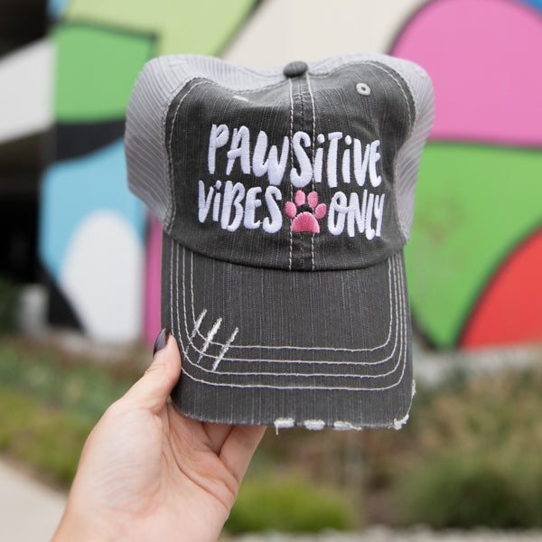 Pawsitive Vibes Only Trucker Hats