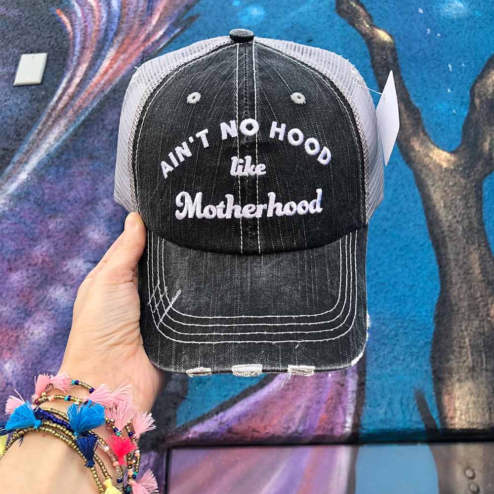 Ain't No Hood like Motherhood Women's Trucker Hats