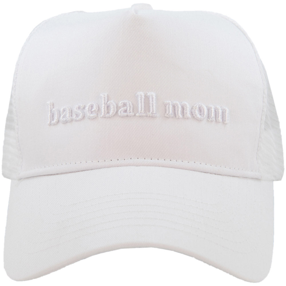 Baseball Mom 3-D Embroidered Women's Hat