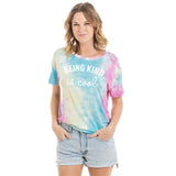 Being Kind Is Cool Tie Dye Graphic T-Shirt